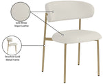 Lupita - Dining Chair With Brushed Gold Legs (Set of 2)