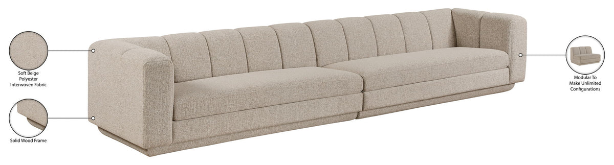 Modari - Sectional - Beige
