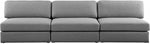 Beckham - Modular 3 Seat Armless Sofa