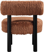 Ambre - Vegan Shearling Fabric Upholstered Accent Chair