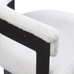 Romeo - Boucle Dining Chair With Black Base (Set of 2)