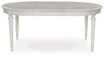 Montelaine - Oval Dining Room Extension Table - Antique White