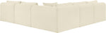 Shaggy - 5 Piece Modular Corner Armless Sectional