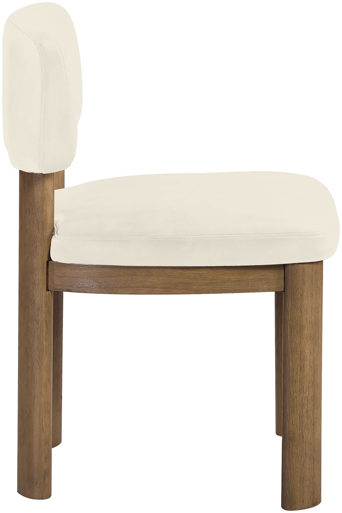 Paloma - Vegan Leather Upholstered Dining Chair (Set of 2) - Brown Frame