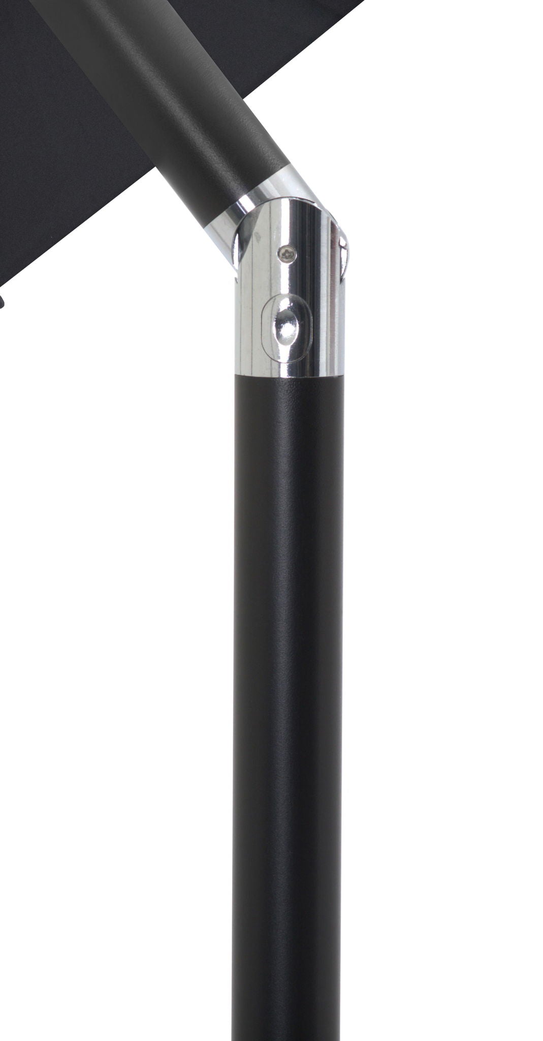 Amalfi - Aluminum Patio Umbrella - Light Brown Base / Black Pole