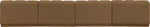 Modari - Sectional - Brown