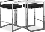 Ezra - Stool with Chrome Legs (Set of 2)