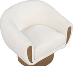 Avella - Interwoven Fabric Swivel Accent Chair