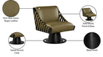 Millwin - Swivel Accent Chair With Black Base