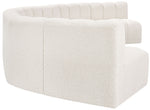 Arc - Boucle Fabric 7 Piece U-Shaped Modular Sofa