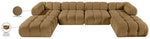 Orin - Velvet 6 Piece Modular Double Chaise Sectional