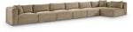 Shaggy - Fabric 7 Piece Modular Sectional