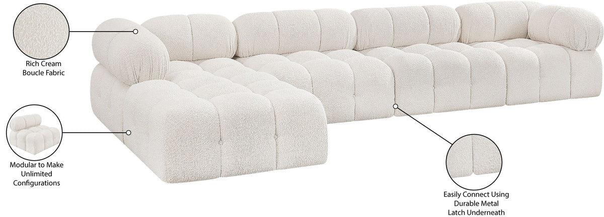 Ames - 5 Piece Fabric Modular Sectional