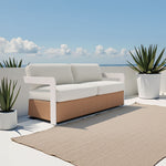 Gelo - Outdoor Sofa - White / Brown