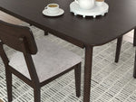 Shorbyn - Dining Room Table Set (Set of 5) - Merlot