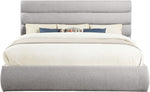 Adam - Boucle Fabric Bed With 52" Headboard
