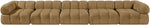 Orin - Fabric Velvet 5 Piece Modular Sofa