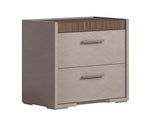 Nora - Nightstand - Beige / Light Brown