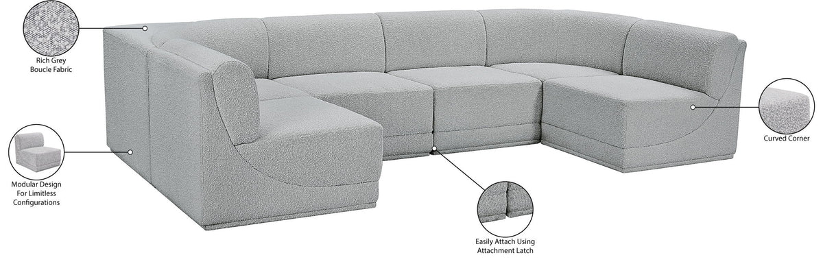 Ollie - 6 Piece Modular Sectional
