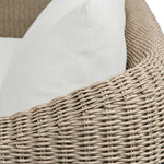 Sunset - Wicker Outdoor Sofa - Oatmeal / Oyster White