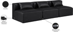 Cube - Modular 3 Seat Armless Sofa