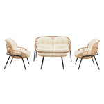 Manhattan Pine - 4-Piece Conversation Set