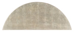 Melange - Marguerite 2-Door Demilune Chest - Silver