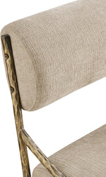 Bastille - Upholstered Dining Side Chair (Set of 2) - Brass Frame