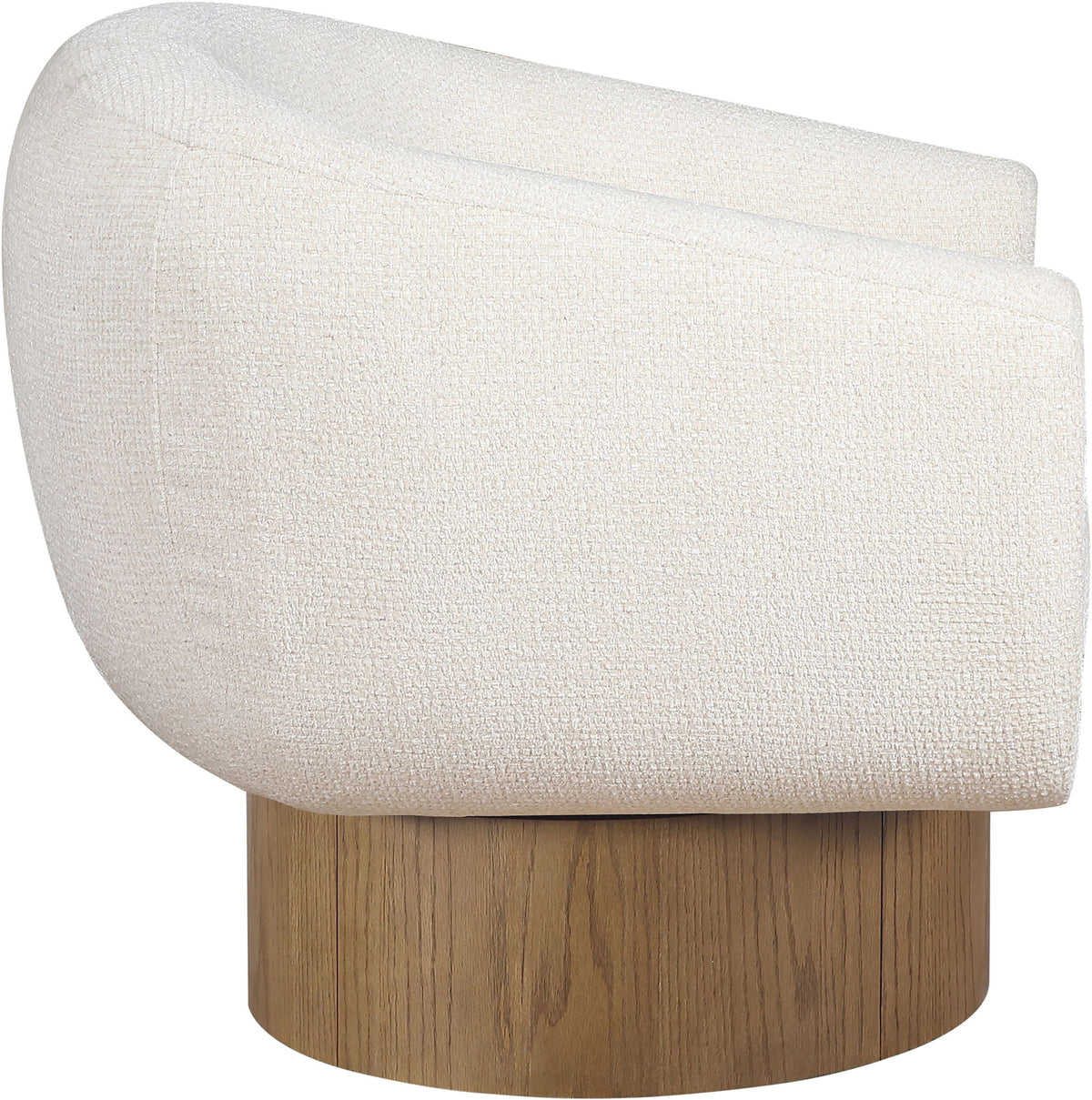 Avella - Interwoven Fabric Swivel Accent Chair