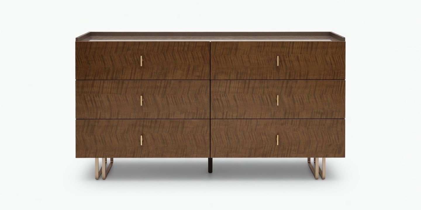 Fiamma - Double Dresser - Light Beige / Brown