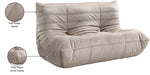 Relax - Velvet 54.75" Upholstered Loveseat