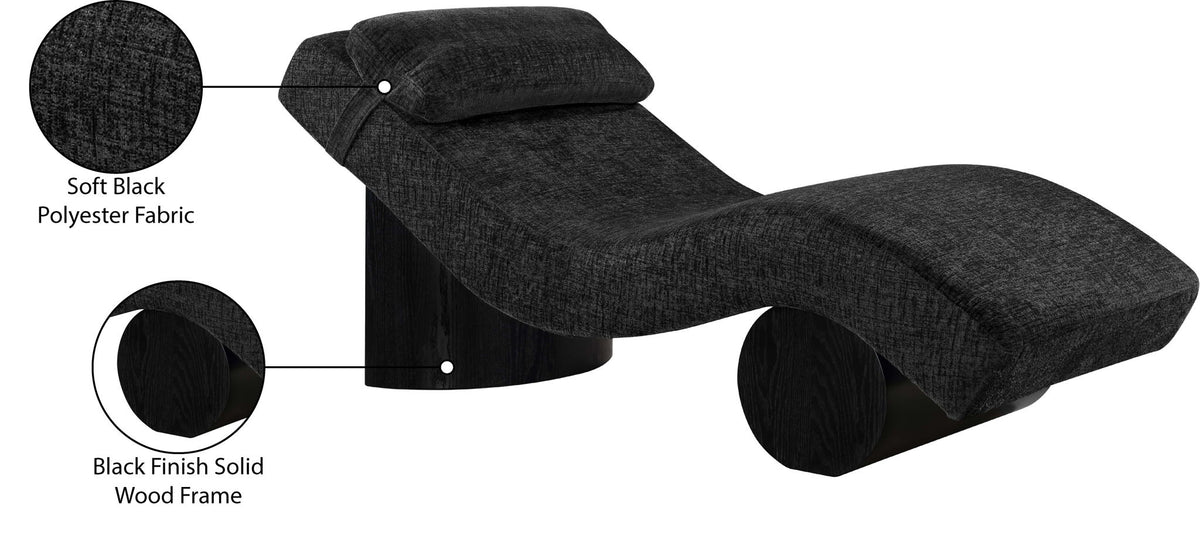 Marcella - Chaise Lounge - Black Base