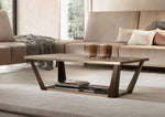 ArredoAmbra - Coffee Table - Beige / Dark Brown