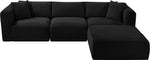 Shaggy - 4 Piece Modular Sectional