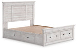 Makidern - Panel Storage Bed