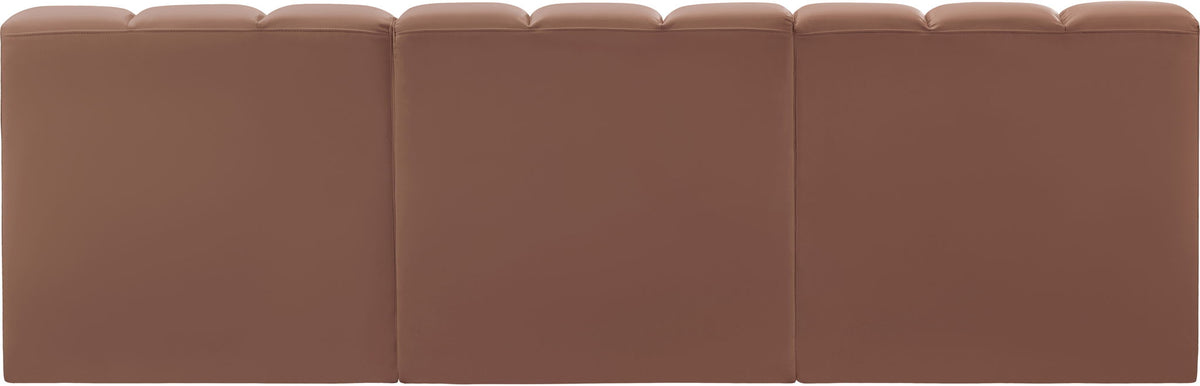 Arc - Faux Leather 3 Seats Modular Sofa