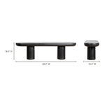 Rocca - Bench Concrete - Black