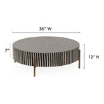 Chameau - Small Coffee Table - Black