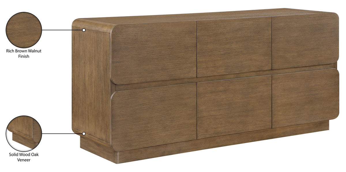 Adagio - Solid Wood And Oak Veneer Dresser