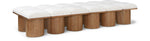Pavilion - 12 Piece Modular Bench With Brown Base