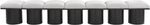 Pavilion - 7 Piece Modular Bench With Black Base
