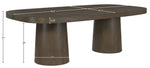 Woodhaven - Solid Wood And Oak Veneer Dining Table