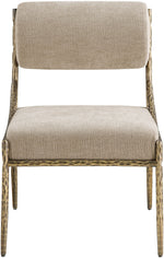 Bastille - Upholstered Dining Side Chair (Set of 2) - Brass Frame