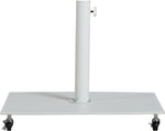 Fiji - Aluminum Patio Umbrella With Square White And Black Base