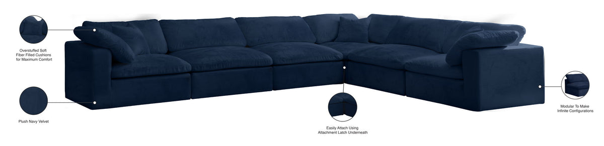 Cozy - 6 Piece Modular Corner Sectional