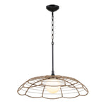 Lakeside - Indoor-Outdoor 1 Light Pendant - Black