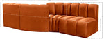 Arc - Velvet 4 Piece Sofa