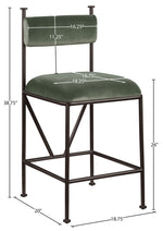 Monarch - Velvet Counter Stool (Set of 2)