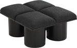Pavilion - 4 Piece Modular Bench With Black Base