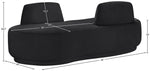 Argyle - Chenille Fabric Chaise / Loveseat